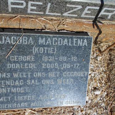 PELZER Jacob 1925-1957 &amp; Jacoba Magdalena 1931-2009