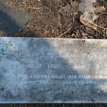 PETER Freda Alice 1919-2003