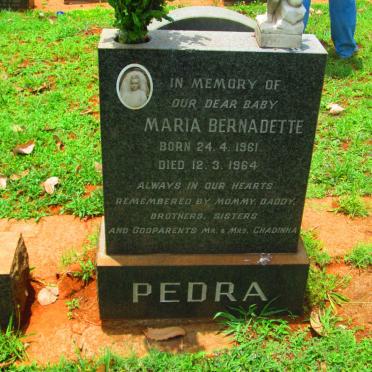 PEDRA Maria Bernadette 1961-1964
