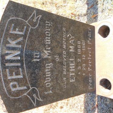 PEINKE Ethel May 1888-1961