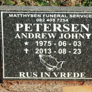 PETERSEN Andrew Johny 1975-2013