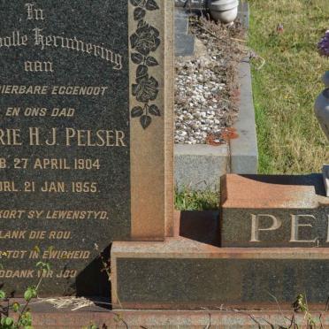 PELSER Gerrie H.J. 1904-1955