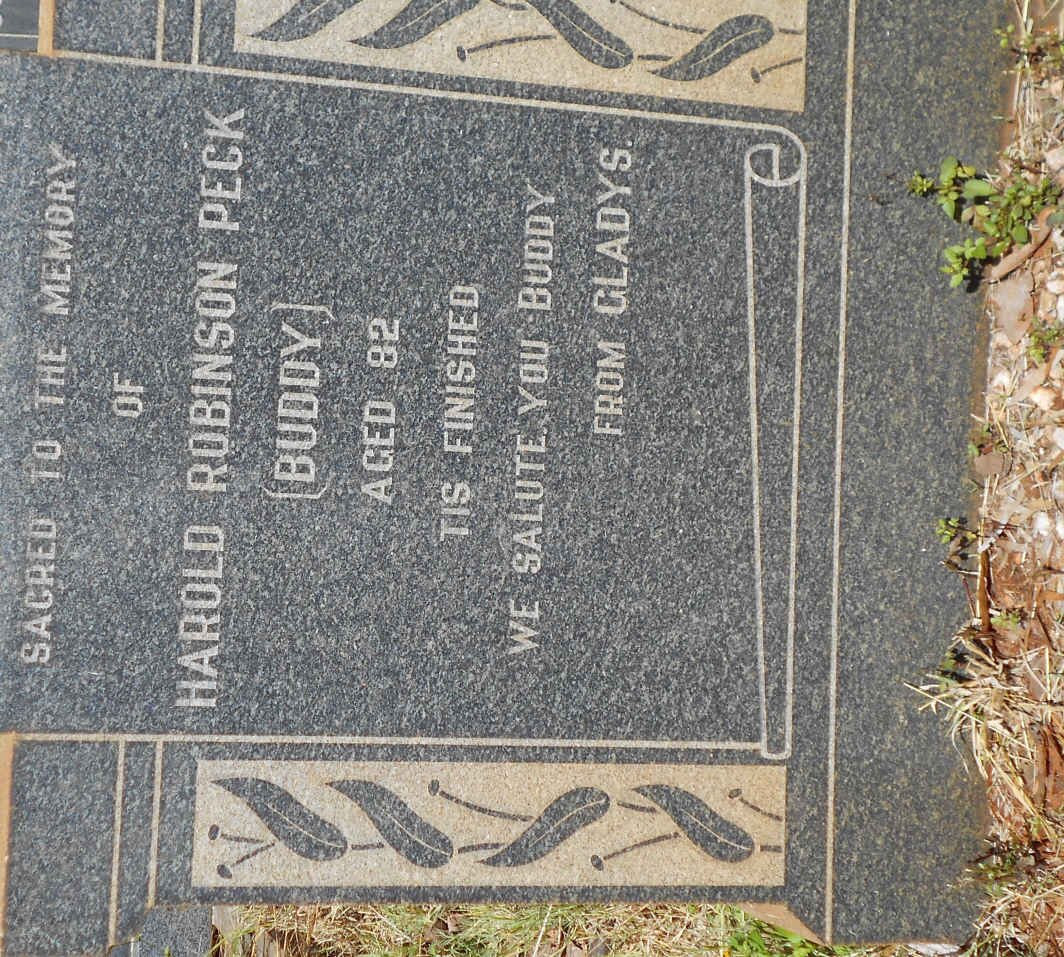 PECK Harold Robinson