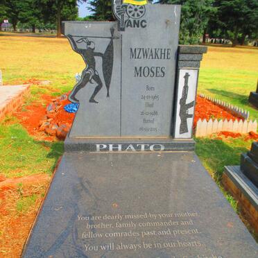 PHATO Mzwakhe Moses 1965-1986