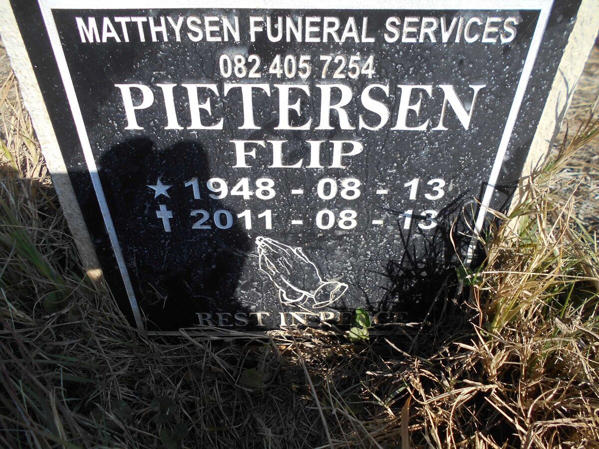 PIETERSEN Flip 1948-2011