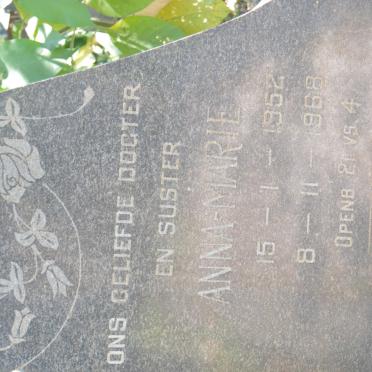 PIENAAR Anna Marie 1952-1968