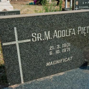 PIETA M. Adolfa 1901-1971