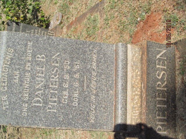 PIETERSEN Daniel B. 1950-1951