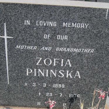 PININSKA Zofia 1899-1976