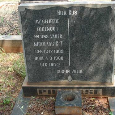 PIETERSE Nicolaas C.T. 1909-1968