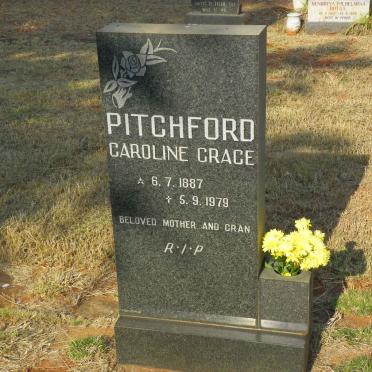 PITCHFORD Caroline Grace 1887-1979