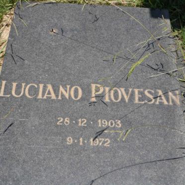 PIOVESAN Luciano 1903-1972