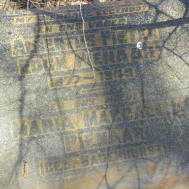 PIENAAR Albertus Pieter Roux 1877-1945 & Maria Magdalena BADENHORST