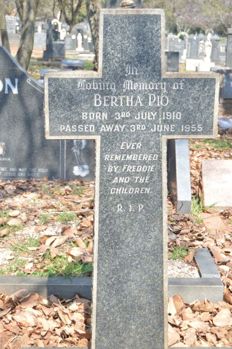PIO Bertha 1910-1955