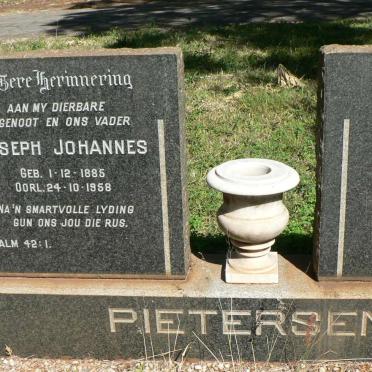 PIETERSEN Joseph Johannes 1885-1958 &amp; Heila Magdalena 1888-1979
