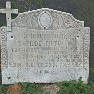 PINTO G. Inocentinha Batilde 1958-1964