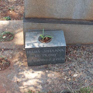 PLOOY Hilda Johanna, du 1890-1970