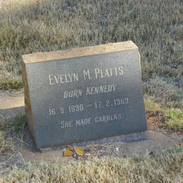 PLATTS Evelyn M. nee KENNEDY 1890-1969