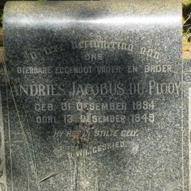 PLOOY Andries Jacobus, du 1894-1949