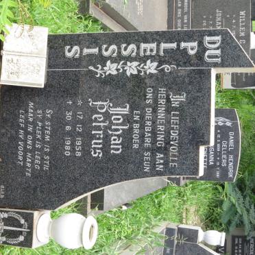 PLESSIS Johan Petrus, du 1958-1980