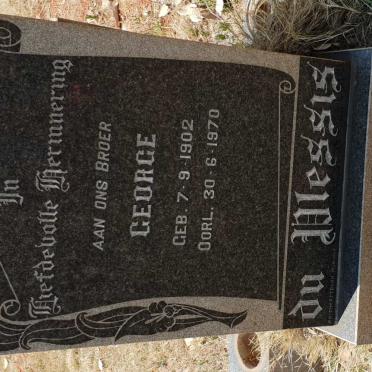 PLESSIS George, du 1902-1970