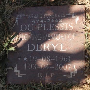 PLESSIS Deryl, du 1961-2007