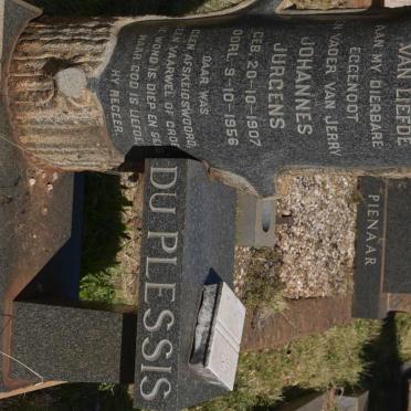 PLESSIS Johannes Jurgens, du 1907-1956