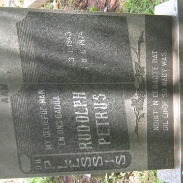 PLESSIS Rudolph Petrus, du 1943-1974