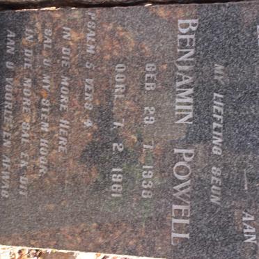 POWELL Benjamin 1938-1961