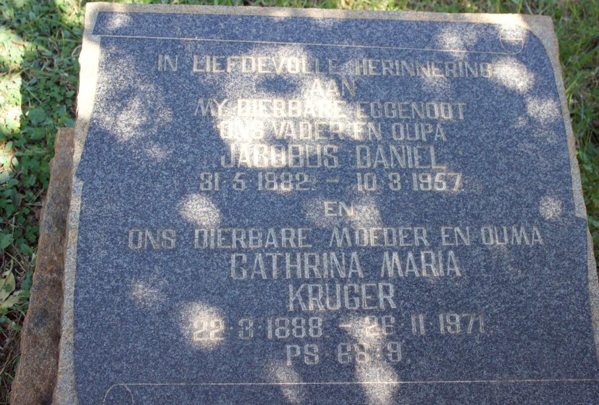 POTGIETER Andries L.E. 1888-1952 &amp; Fredrika J. 1896-1978