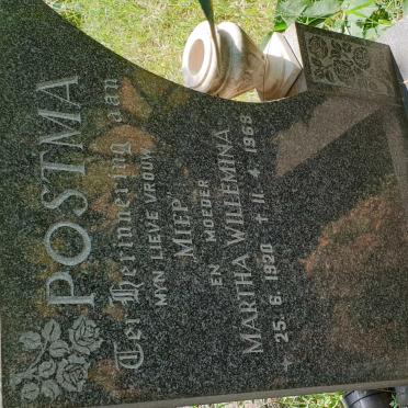 POSTMA Martha Willemina 1920-1968