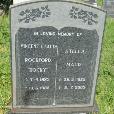 PREEZ Vincent Claude Rockford, du 1923-1983 &amp; Stella Maud 1925-2003