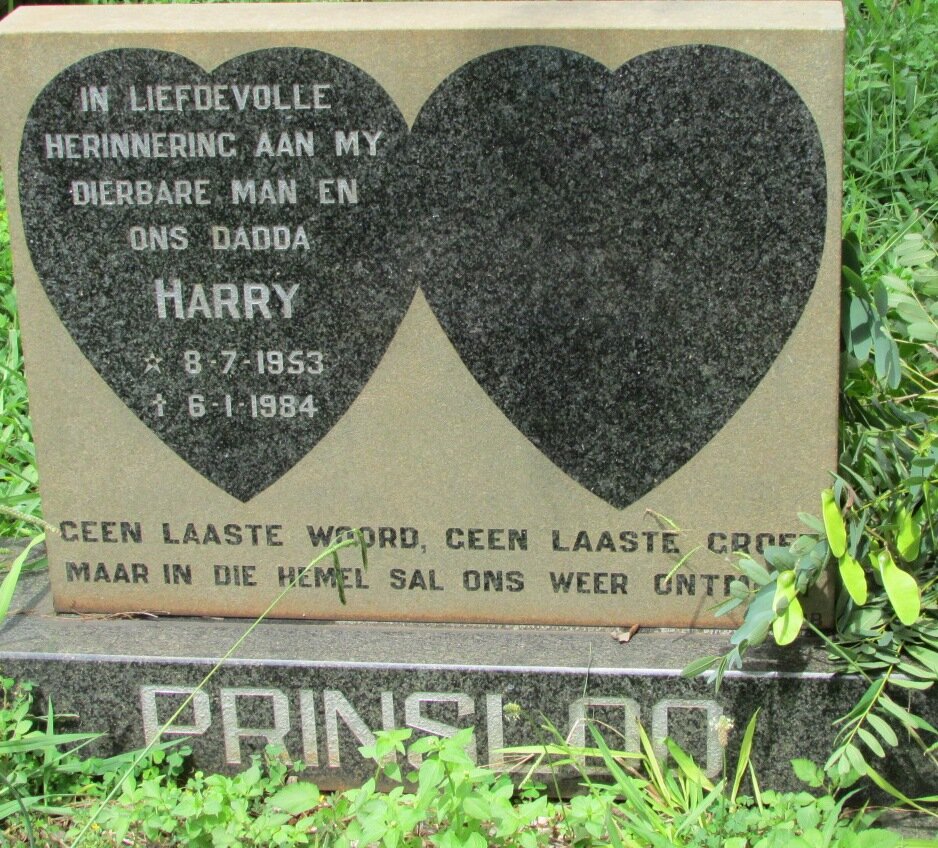 PRINSLOO Harry 1953-1984