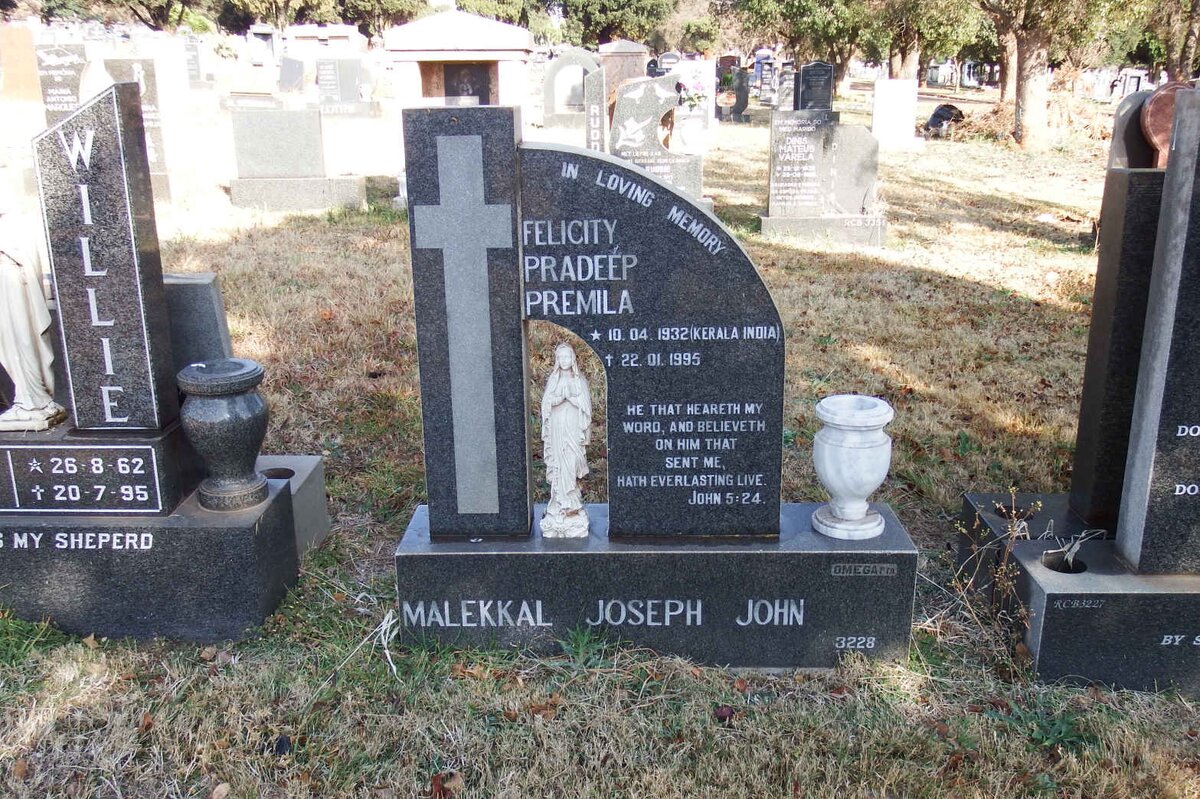 PREMILA Felicity Pradeep 1932-1995