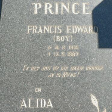 PRINCE Francis Edward 1914-1982