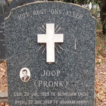 PRONK Joop 1939-1959