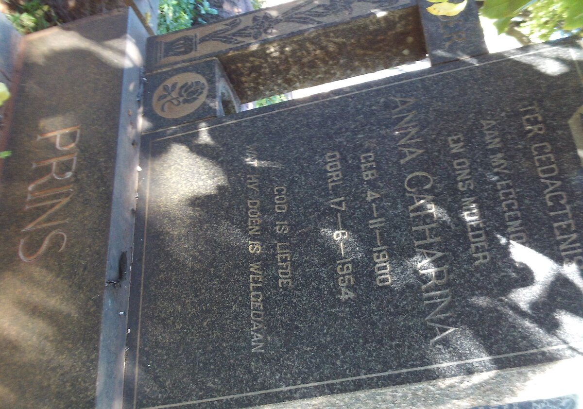 PRINS Anna Catharina 1900-1954