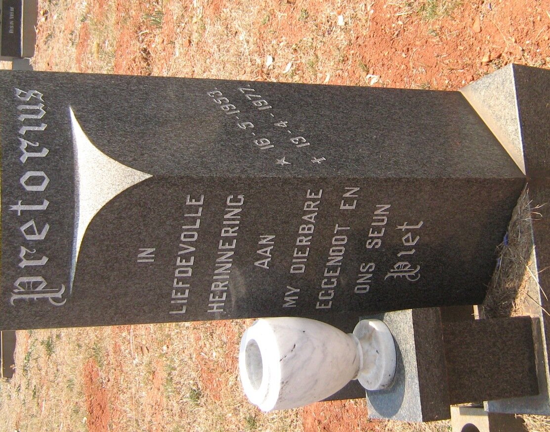 PRETORIUS Piet 1953-1977