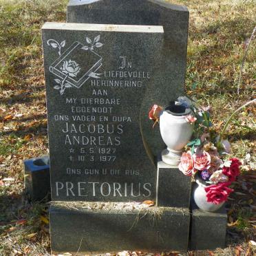 PRETORIUS Jacobus Andreas 1927-1977