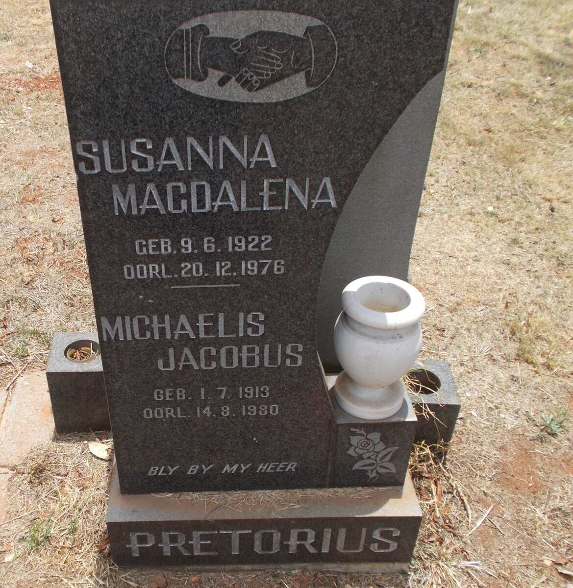 PRETORIUS Michaelis Jacobus 1913-1980 &amp; Susanna Magdalena 1922-1976