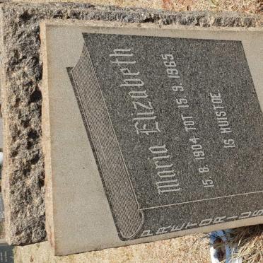 PRETORIUS Maria Elizabeth 1904-1965