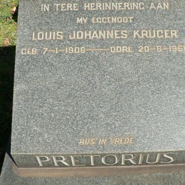 PRETORIUS Louis Johannes Kruger 1906-1955