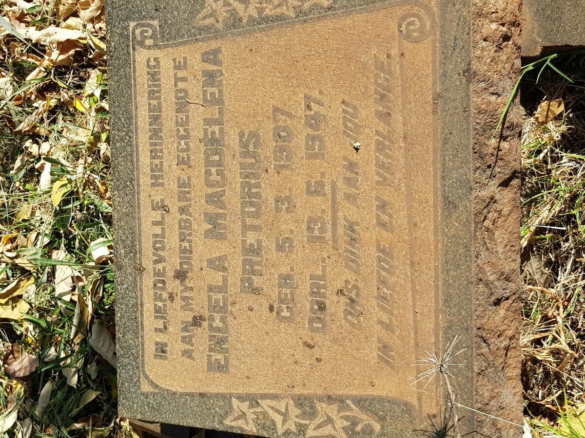 PRETORIUS Engela Magdelena 1907-1947