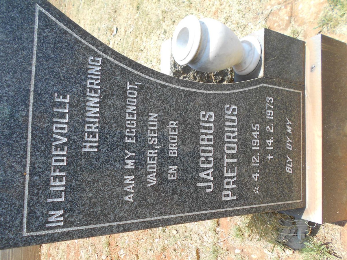 PRETORIUS Jacobus 1945-1973