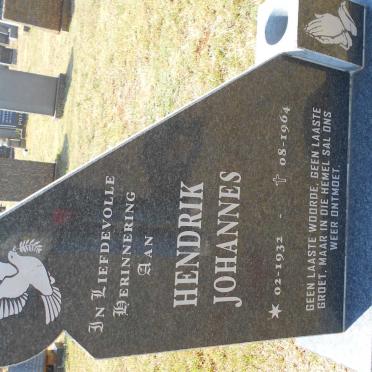 PRETORIUS Hendrik Johannes 1932-1964