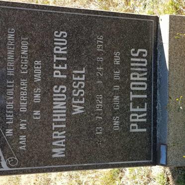 PRETORIUS Marthinus Petrus Wessel 1928-1976