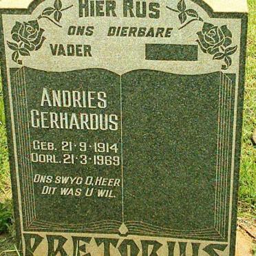 PRETORIUS Andries Gerhardus 1914-1969