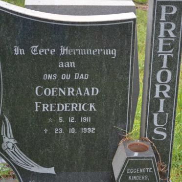 PRETORIUS Coenraad Frederick 1911-1992