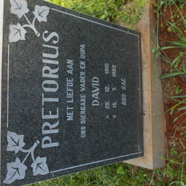 PRETORIUS David 1910-1982