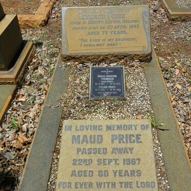 PRICE Charles -1943 :: THOMSON Maud Marion nee PRICE 1917-1976 :: PRICE Edgar 1915-1998 :: PRICE Maud -1967
